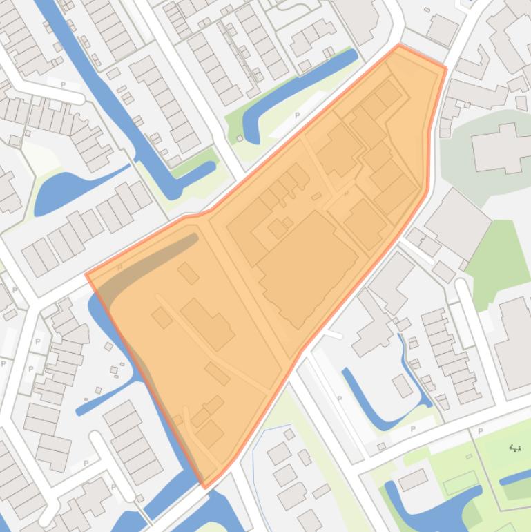 Kaart van de buurt Dorpskern.