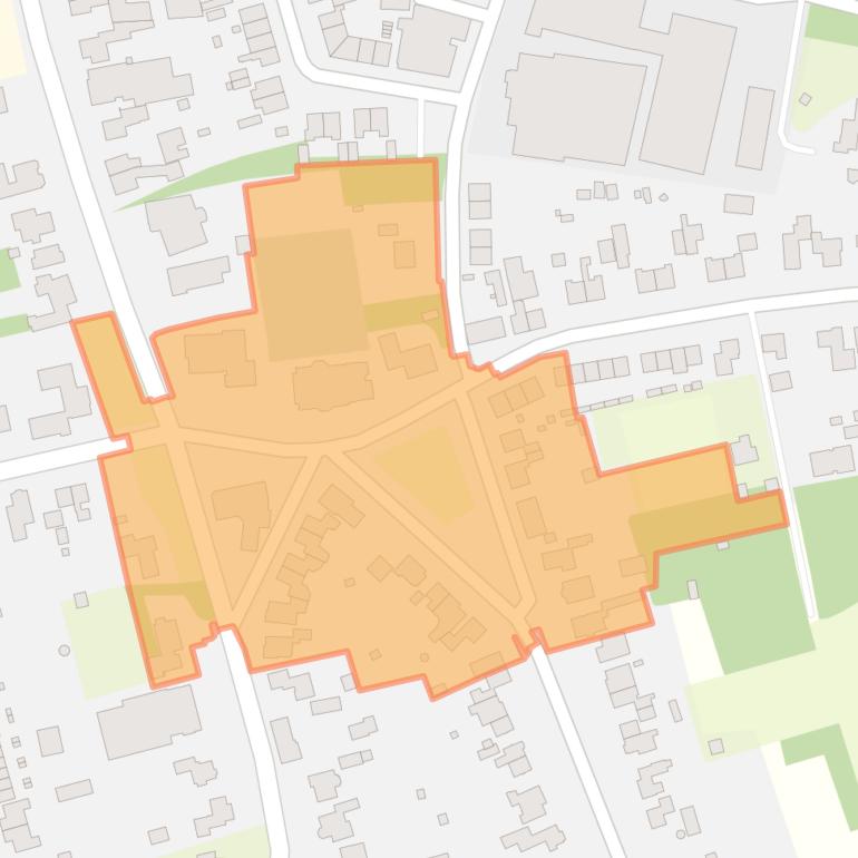 Kaart van de buurt Dorpsplein en omgeving.