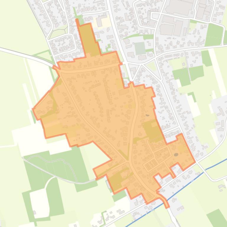 Kaart van de buurt Dorpsstraat en omgeving.