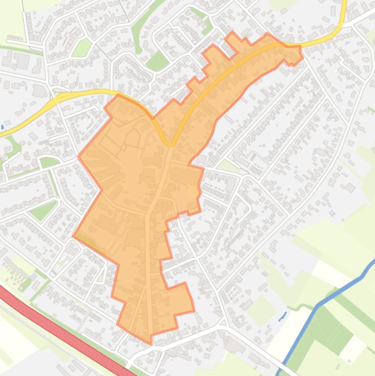 Kaart van de buurt Dorpstraat.