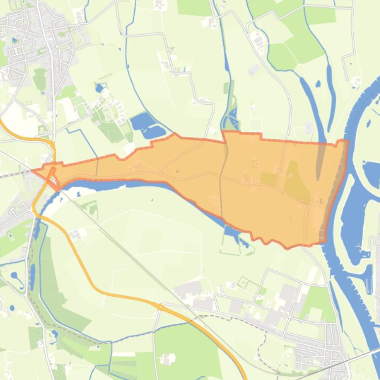 Kaart van de buurt Dovenkamp.