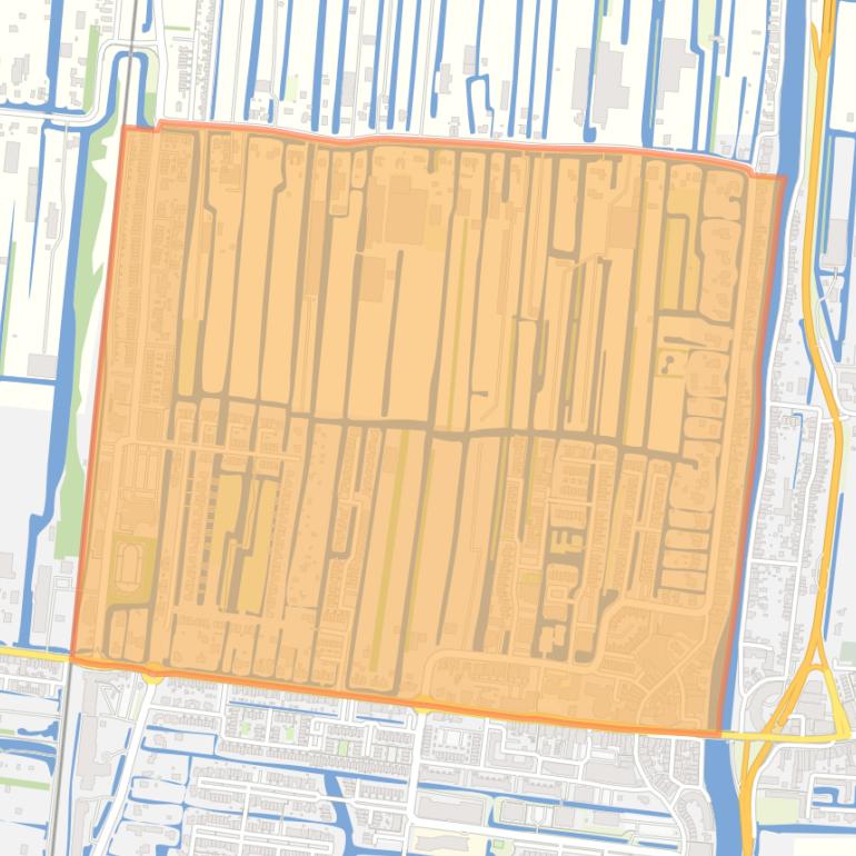 Kaart van de buurt Draaistok.