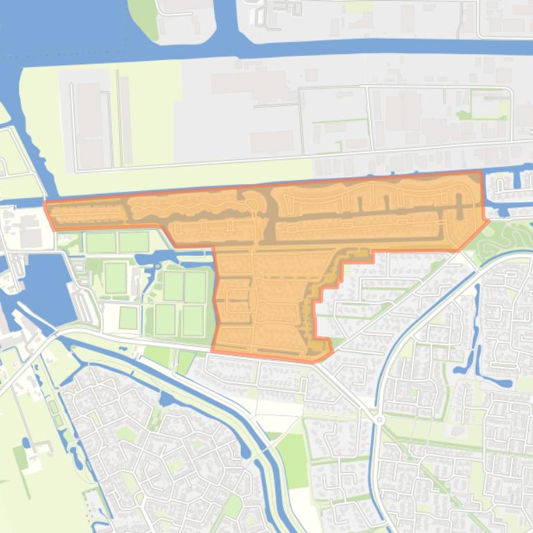 Kaart van de buurt Drachtstervaart west.