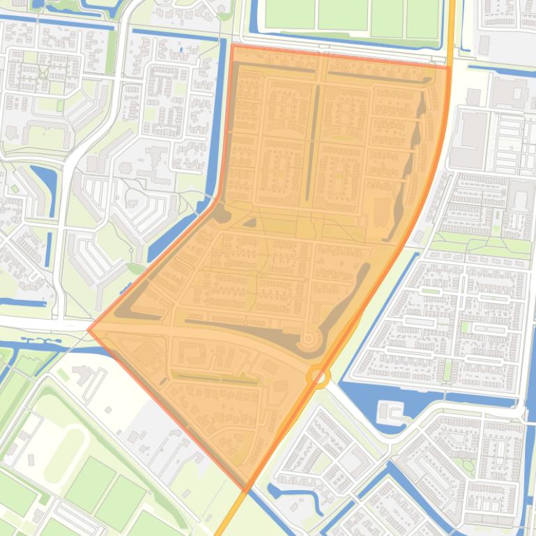 Kaart van de buurt Dragonder Oost.