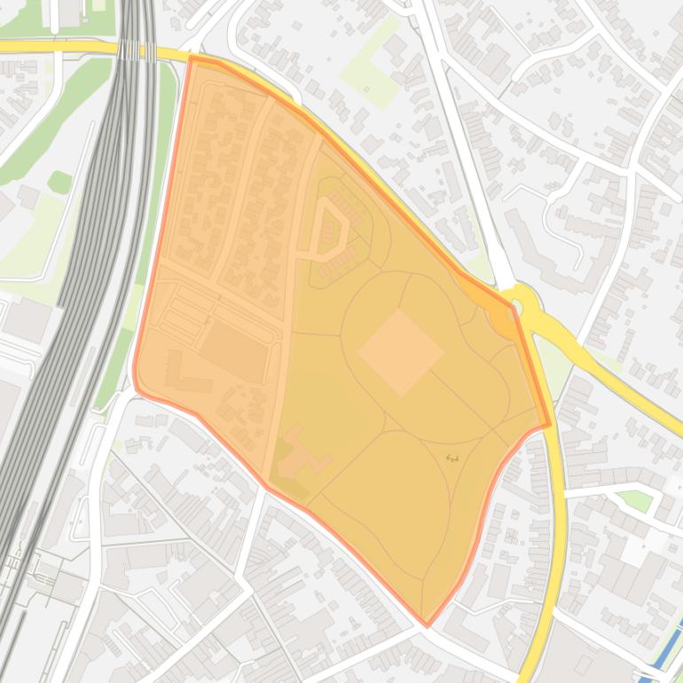 Kaart van de buurt Drakenveld.