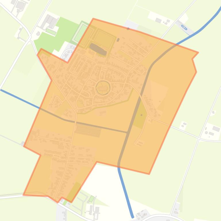 Kaart van de buurt Dreischor.