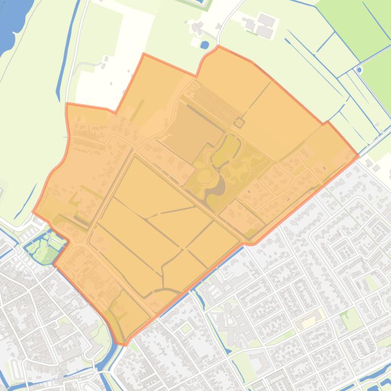 Kaart van de buurt Dreven.