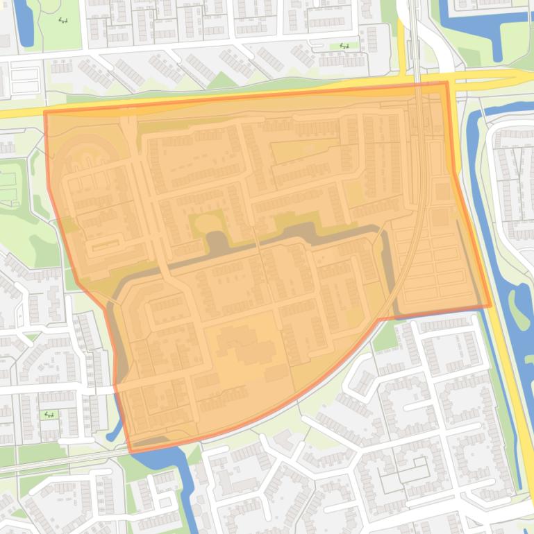 Kaart van de buurt Dreven.