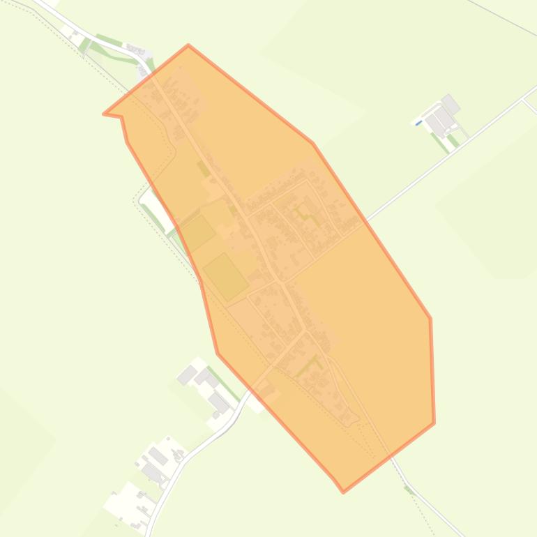 Kaart van de buurt Drieborg.