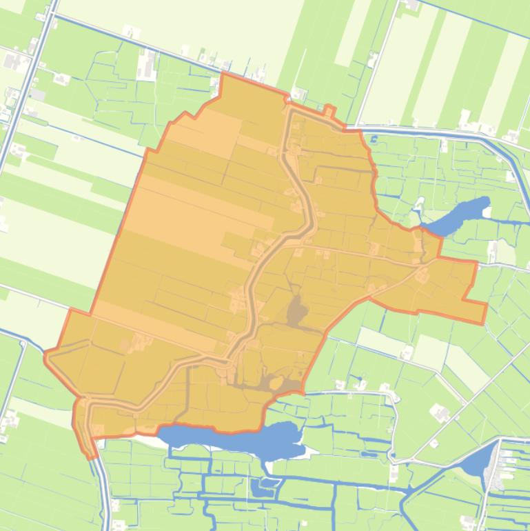 Kaart van de buurt Driehuizen.
