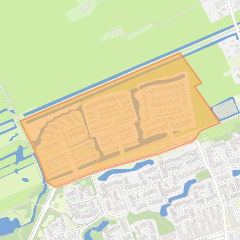 Kaart van de buurt Drielanden.