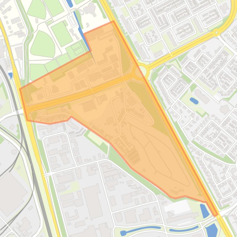 Kaart van de buurt Driewegen.