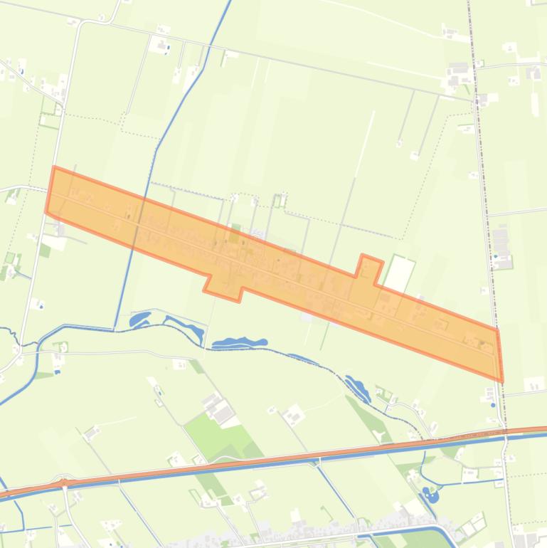 Kaart van de buurt Drogteropslagen.