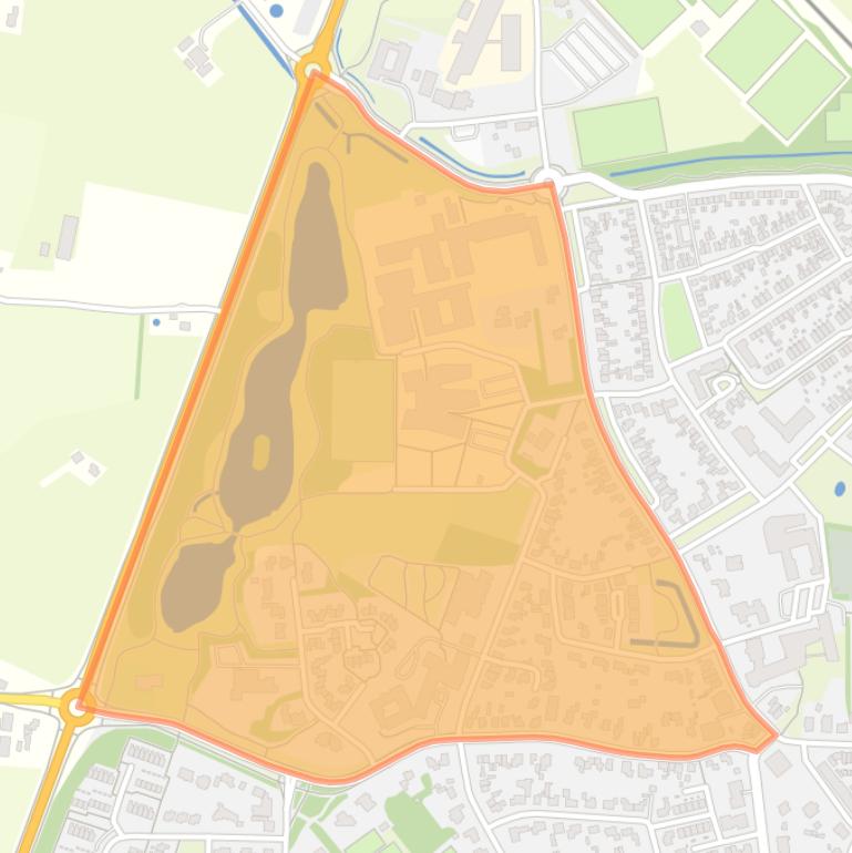 Kaart van de buurt Drostenkamp.