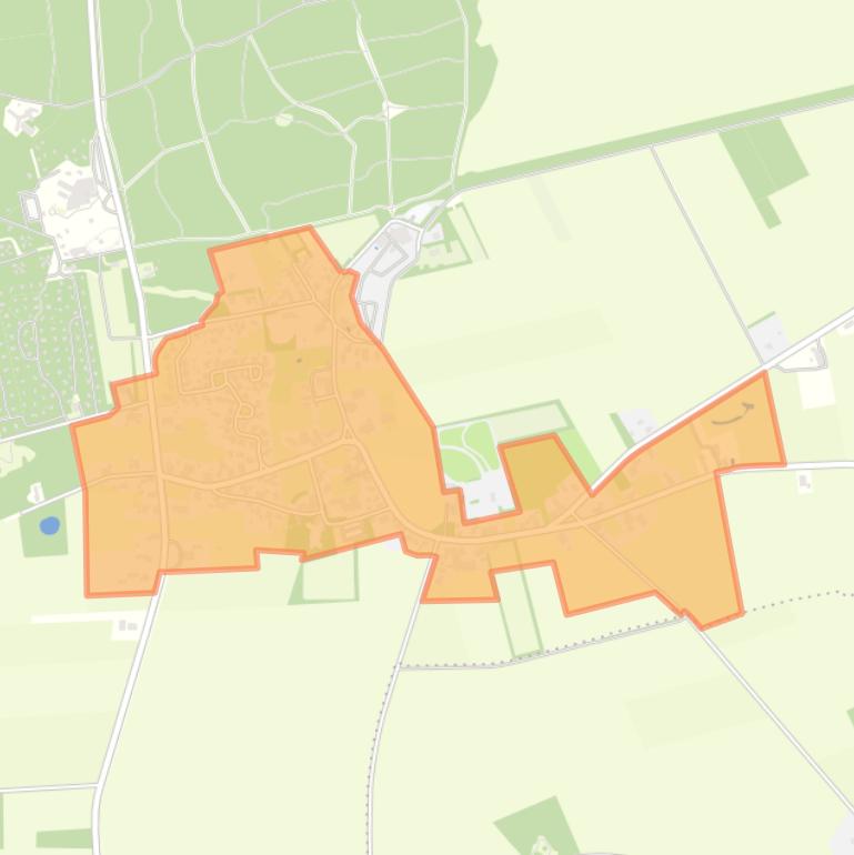 Kaart van de buurt Drouwen.