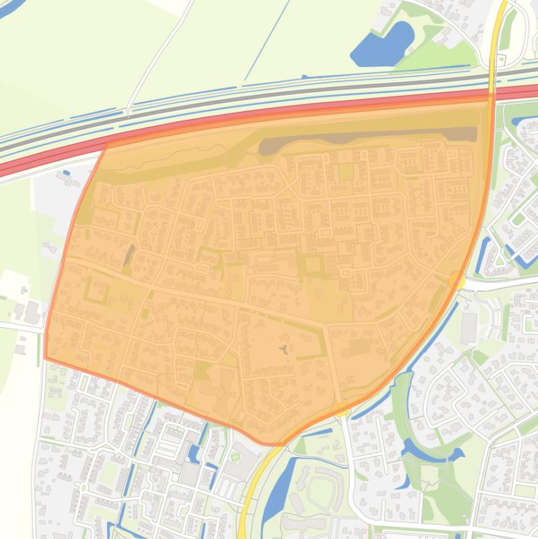 Kaart van de buurt Drumpt.