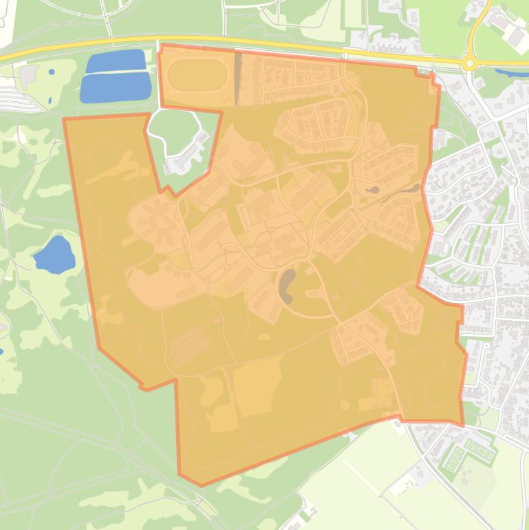 Kaart van de buurt Duin en Bosch.