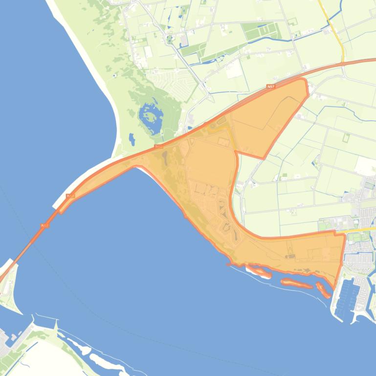 Kaart van de buurt Duinhoeck.