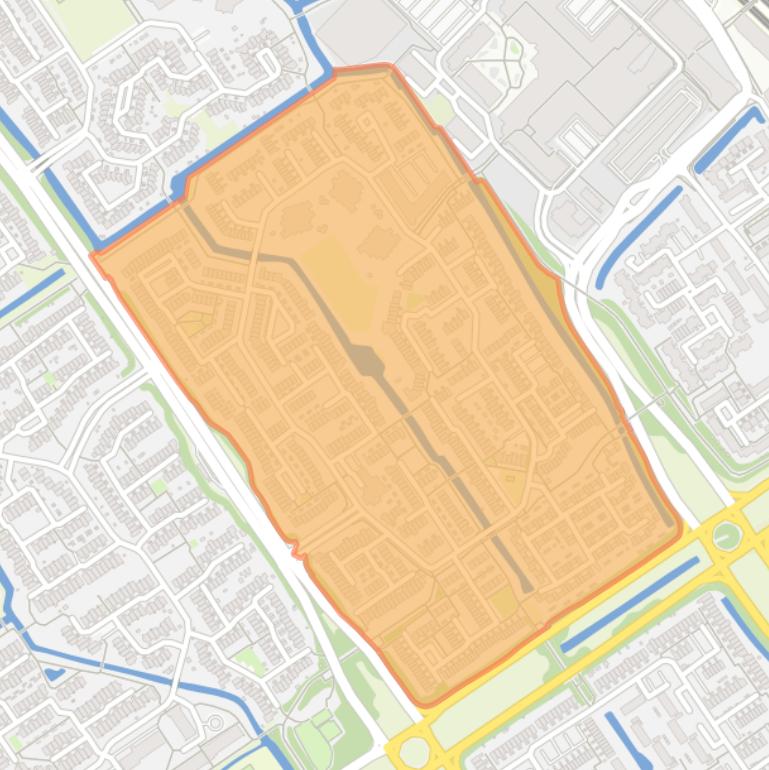 Kaart van de buurt Duivenkamp.