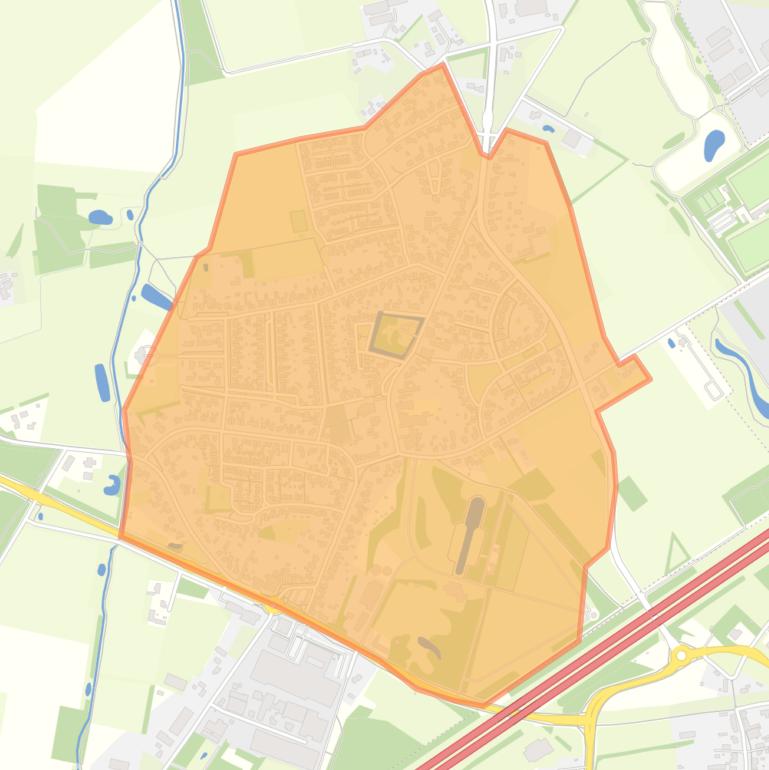 Kaart van de buurt Duizel.