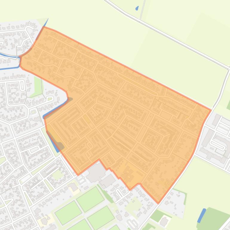 Kaart van de buurt Dullaert.