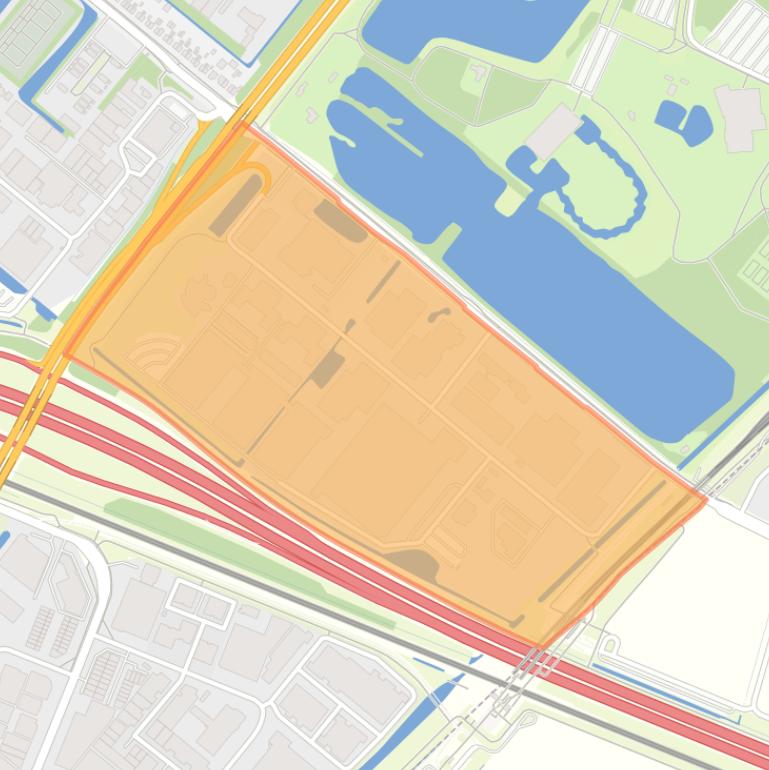 Kaart van de buurt Dutch Innovation Park.