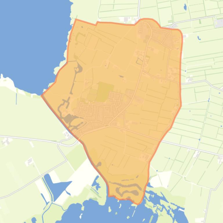 Kaart van de buurt Eastermar.