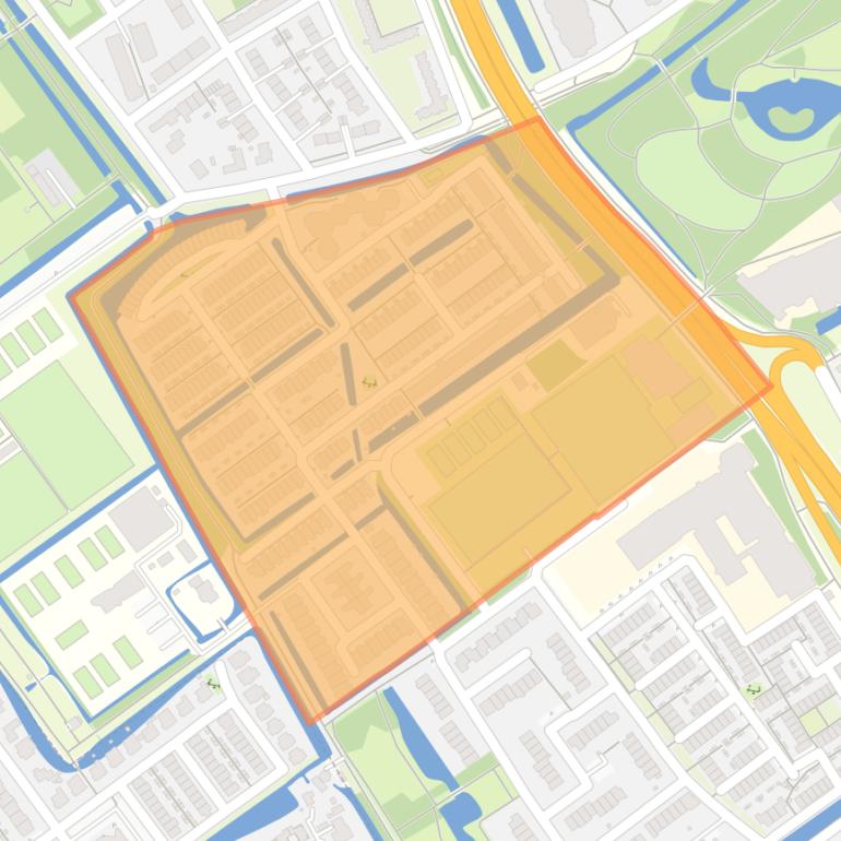 Kaart van de buurt Ecodus.