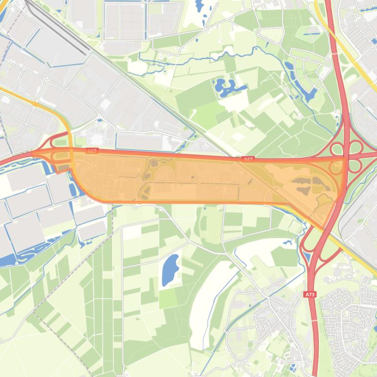 Kaart van de buurt Ecopark.