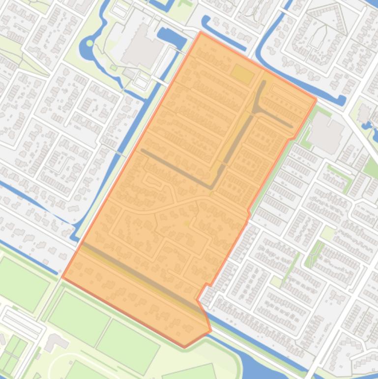 Kaart van de Edelesteen en Schildersbuurt.