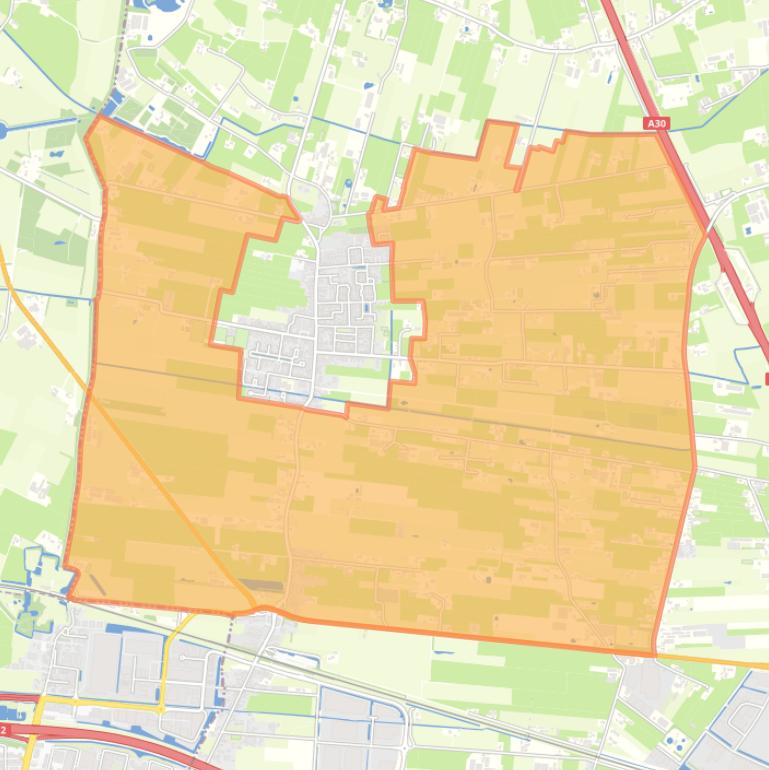 Kaart van de buurt Ederveen buitengebied.