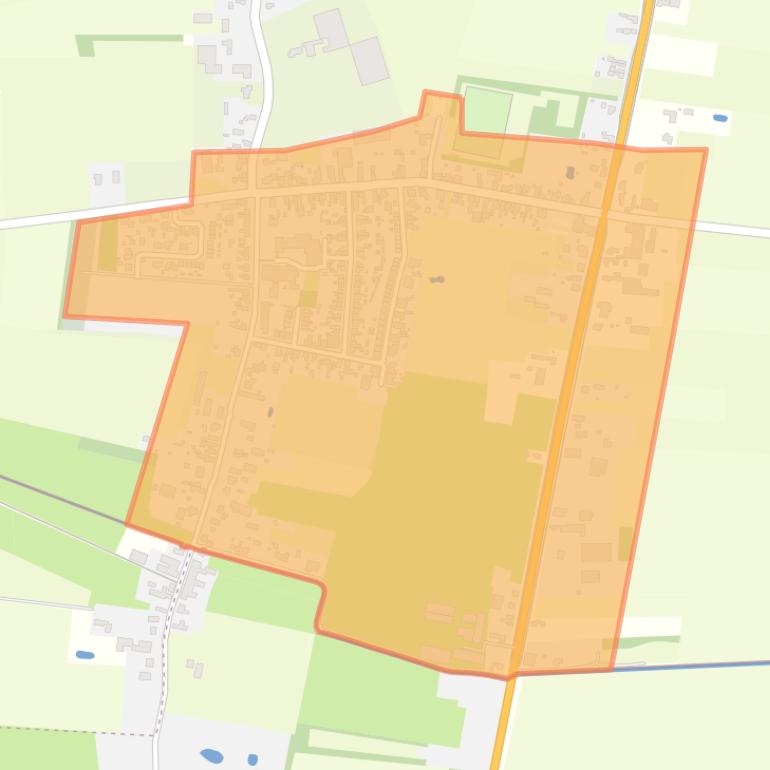 Kaart van de buurt Eede.