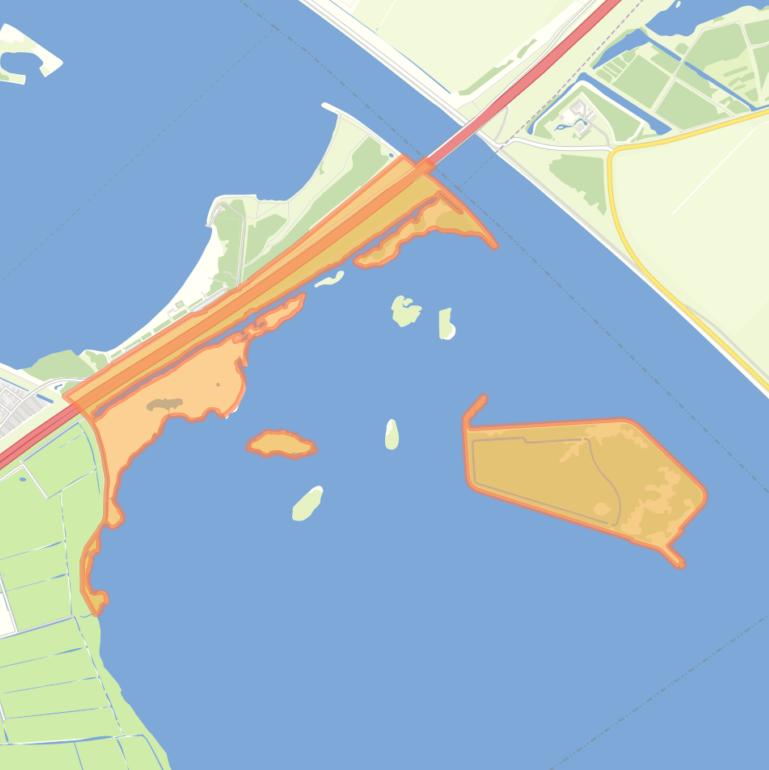 Kaart van de buurt Eemmeer-Blaricum.