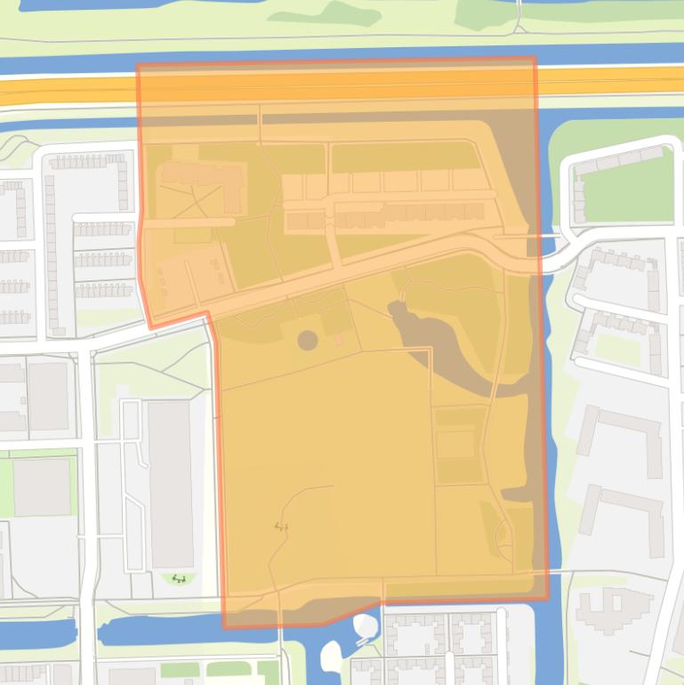 Kaart van de buurt Eendrachtspark.