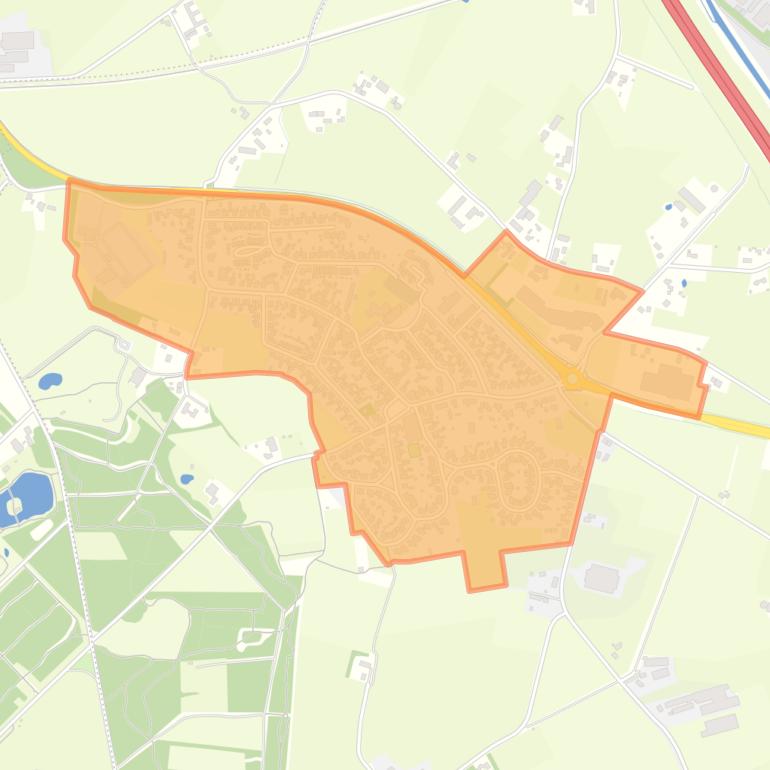 Kaart van de buurt Eerde.