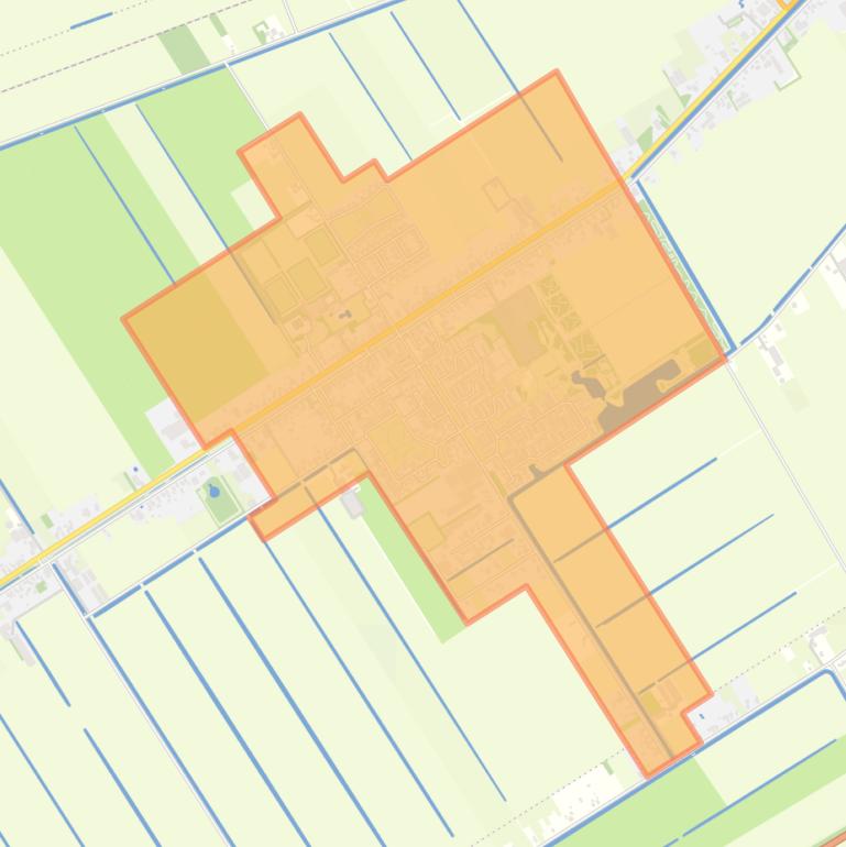 Kaart van de buurt Eerste Kruisdiep.