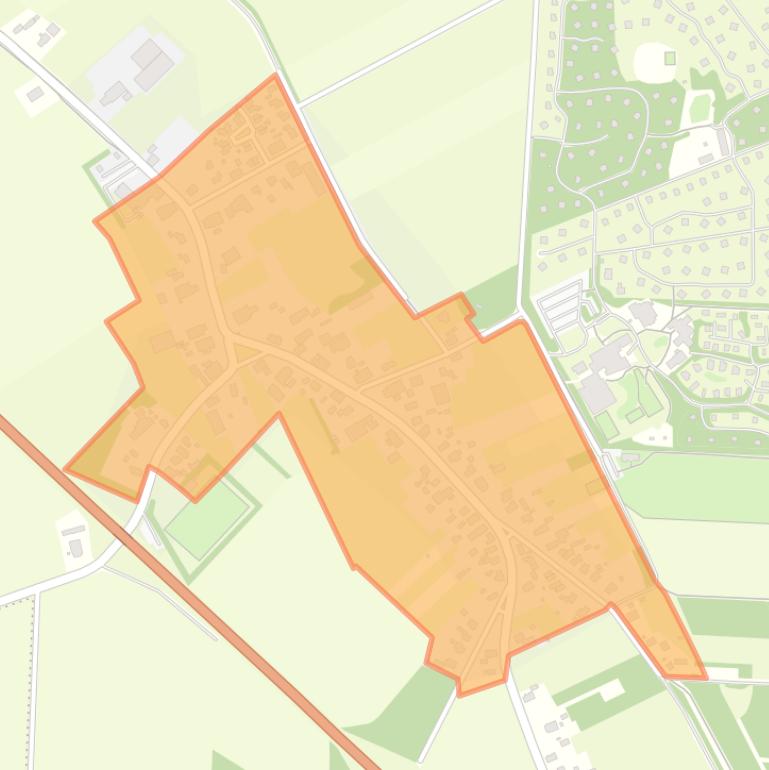 Kaart van de buurt Ees.