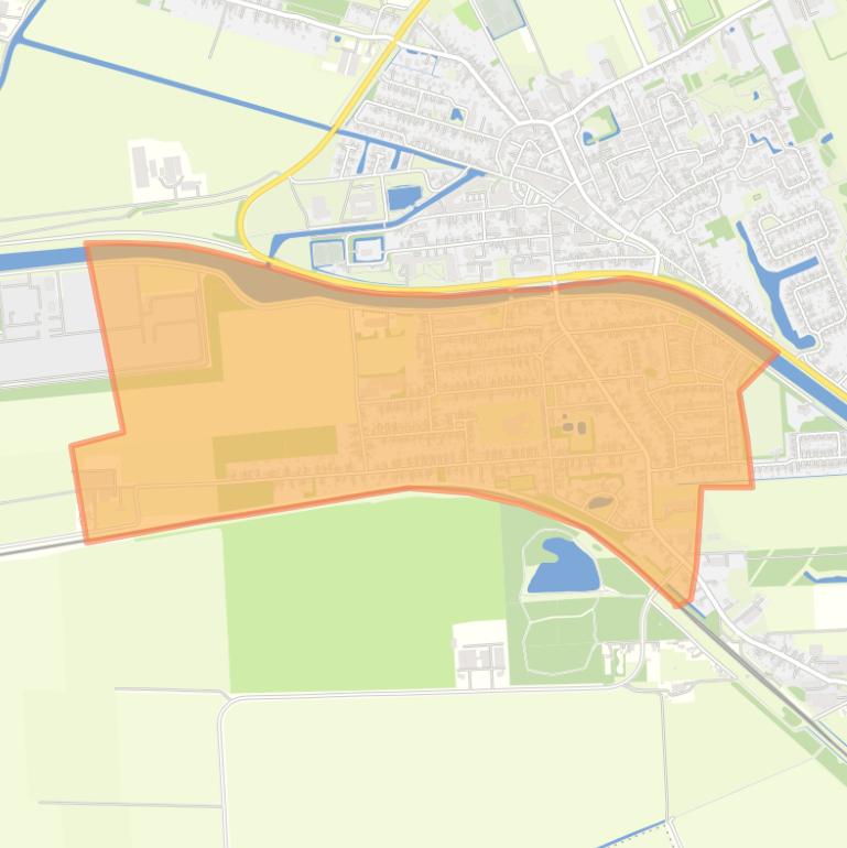 Kaart van de buurt Eexta.