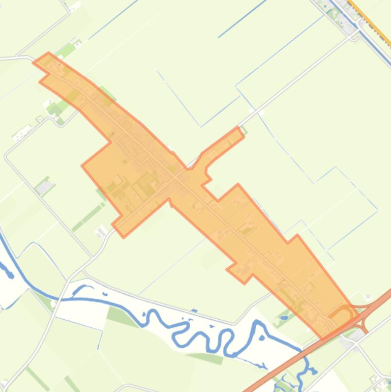 Kaart van de buurt Eexterveen.