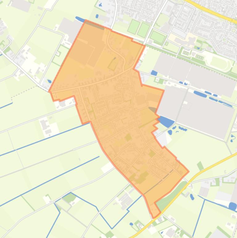 Kaart van de buurt Egchel-centrum.