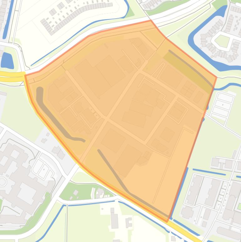 Kaart van de buurt Egstraat en omgeving.