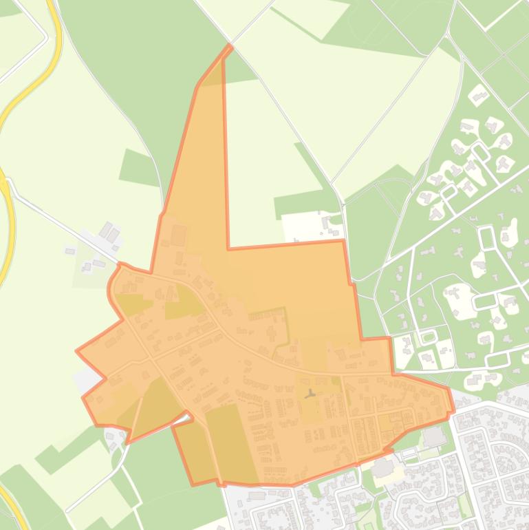 Kaart van de buurt Eikenberg-Hooge Berkt.