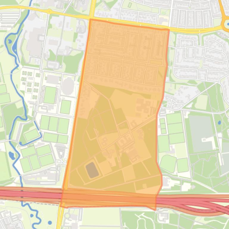 Kaart van de buurt Eikenburg.