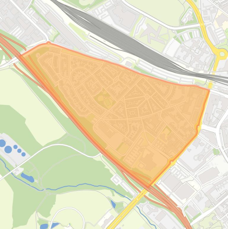 Kaart van de buurt Eikenderveld.