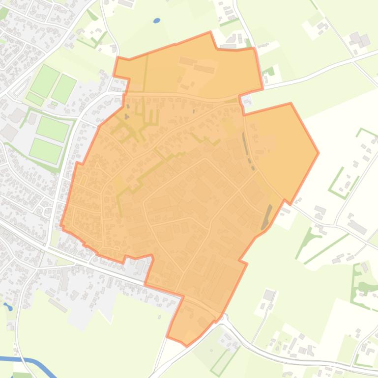 Kaart van de buurt Eikenhoek.