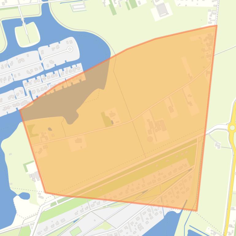 Kaart van de buurt Ekamp.