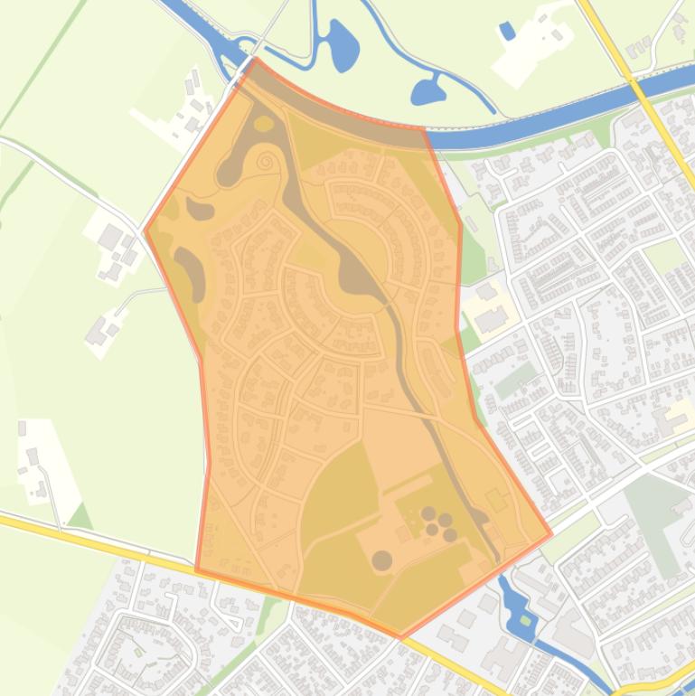 Kaart van de buurt Elbrink.