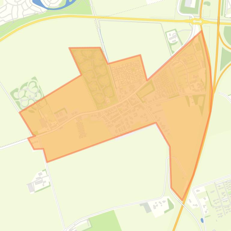 Kaart van de buurt Ellemeet.