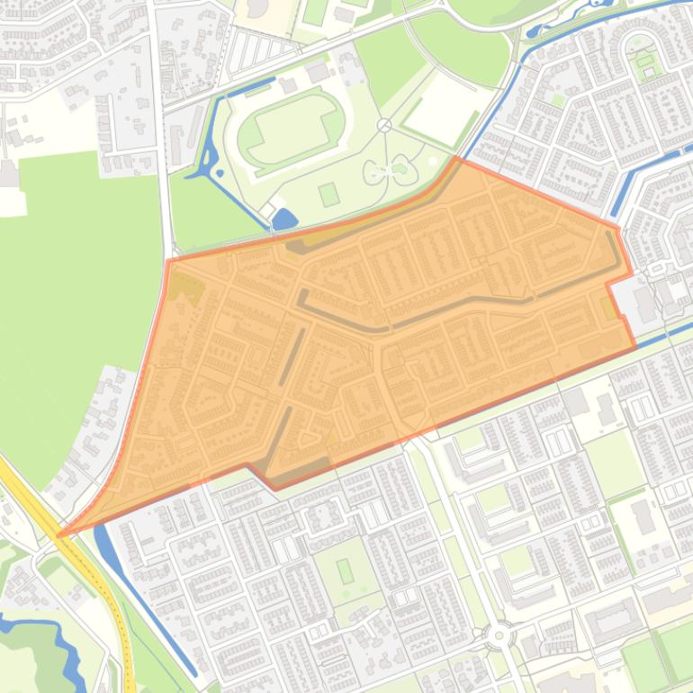 Kaart van de buurt Elly Takmastraat en omgeving.