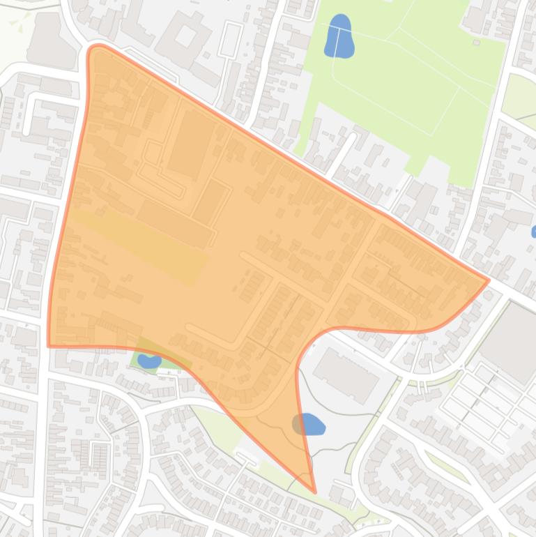 Kaart van de buurt Els (west).